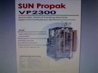 Automatic Vertical Packing machine
