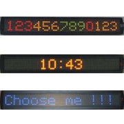 single color and multi-color moving sign