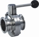 Sanitary Stainless Steel Butterfly Valve Quick-Install Type