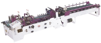 Automatic Folder and Gluer machinei