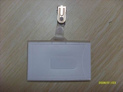 plastic injection badge holder