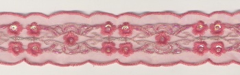 Lace.  Nail bead.  The bead embroiders the lace - 61