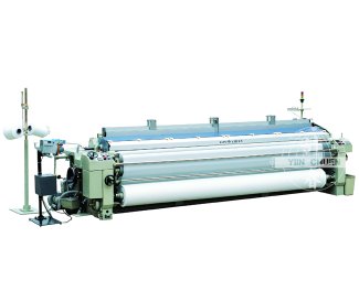 Single Nozzle Plain Shedding Water-Jet Loom With Electronic Measuring & Storage System
