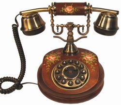antique telephone