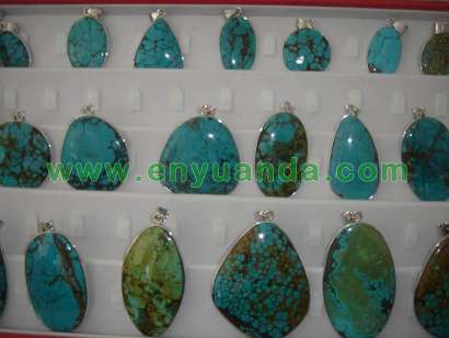 925 sliver turquoise pendants