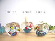 glass candle holders