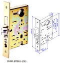 UL fire rated mortise lock - BA-6401