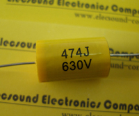 CL20 METALLIZED POLYESTER FILM CAPACITOR-AXIAL