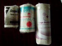 Elastic Bandage, 100% cotton stretch bandage, crepe bandage/100% cotton and wool
