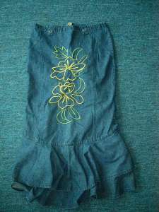 jean skirt