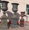 garden pot, fountain, water basin, pump, birdfeeder, lamp post,candle holder, stove, statues