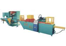 Colored concrete roofing tile forming line