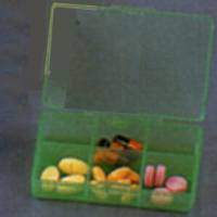 Pill box 6 compartments