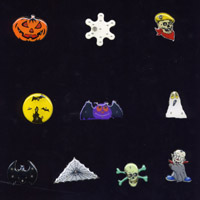 magnetic flashing pins