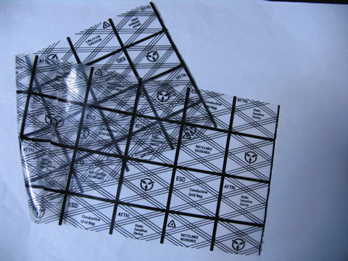 Anti-static grid bag