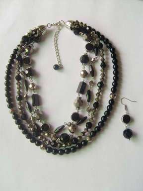 necklace, glass necklace,fashion necklace - F-NK00093,F-NK000094