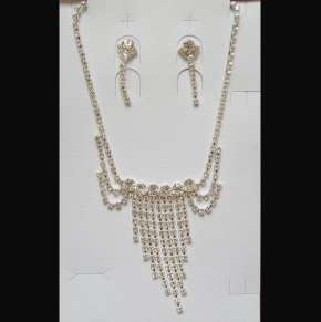 necklace,choke,768 stone necklace,cupchain necklace - F-NE00040,F-NK00041