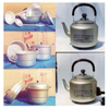 aluminum pot and kettle