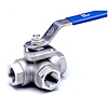 Stainless Steel Ball Valve / Screwed Ends  Investment Casting (90 Degree)