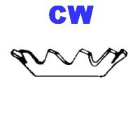 Toothed Countersunk - CW