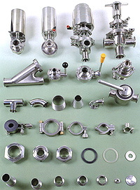 TECH CONTROL ENTERPRISE Co., Ltd. - TAIWAN Manufacturer manufactures Inox Stainless Steel Sanitary HYGIENIC VALVES FITTINGS, Inox Stainless Steel Sanitary HYGIENIC TUBE FITTINGS, Inox Stainless Steel Sanitary HYGIENIC TUBES ASTM A270, inox Stainless Steel Sanitary HYGIENIC CENTRIFUGAL PUMPS for the FOOD, DAIRY, BEVERAGE, BREWERY, WINERY, PHARMACEUTICAL, BIOTECH, COSMETIC, CHEMICAL, WATER TREATMENT, PERSONAL CARE, AUTOMOBILE, ELECTRONIC, SEMICONDUCTOR and many other industries / CNC Metal Fabrication / CNC Machining / CNC Lathe Processing / CNC Milling / CNC Precision Machining / Metal Products / OEM Custom Metal Spare Parts, @ TAIPEI, TAIWAN, since 1988