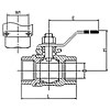 2-PC Threaded Ball Valve