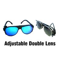 Dark & Light Adjustable Sunglasses
(double polarized lens)