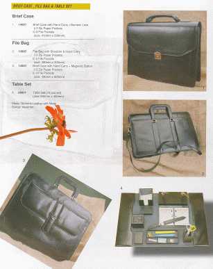 Brief Case, File Bag & Table Set