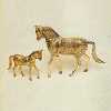 Brass Horse Embossed