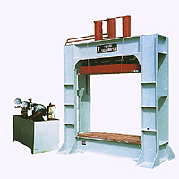 Single-Way High Frequency Layer-Press Curvilinear-Wood Hydraulic Pressure Machine