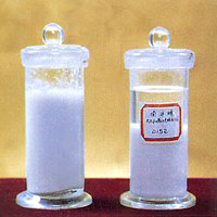 The sample of weakly acidic cation exchange resin