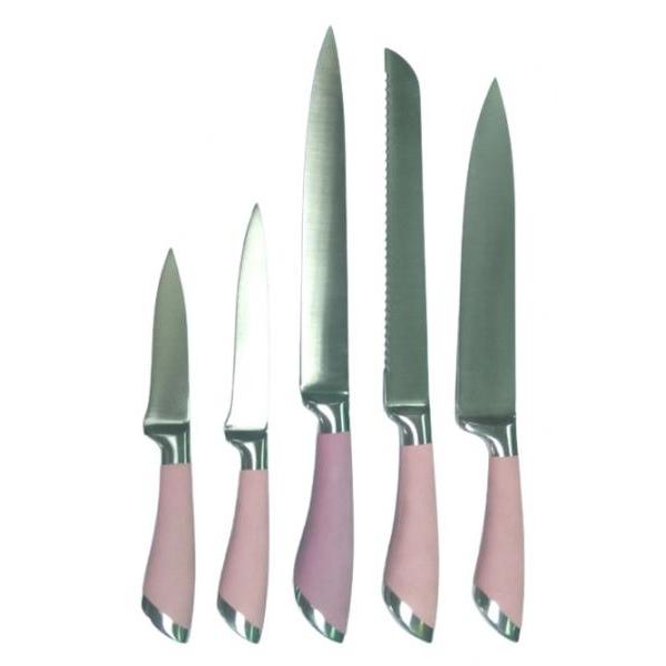 5-pc Kitchen Knife Set | POM Handle with Steel Cap!!salesprice