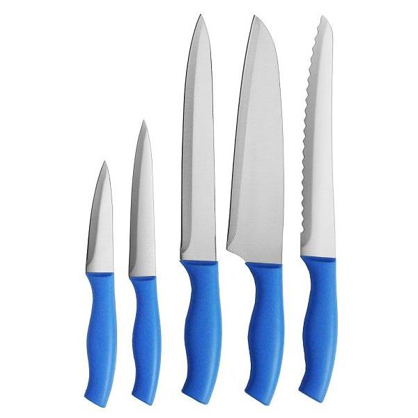 5-pc Kitchen Knife Set | Plastic Handle | Weight Added!!salesprice