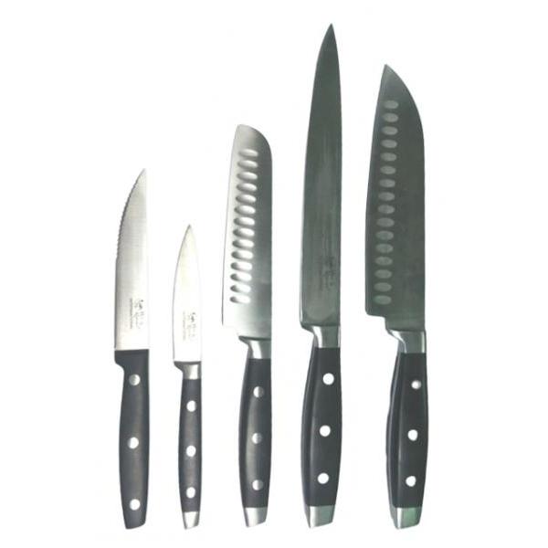 5-pc Kitchen Knife Set | Forged Triple Rivet PP Handle!!salesprice