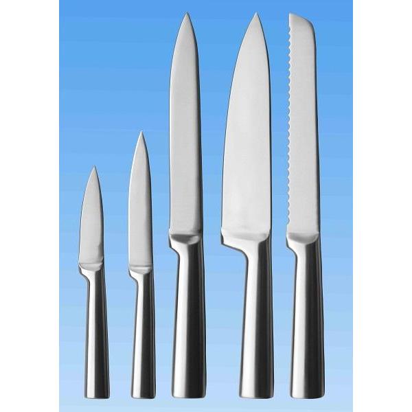 5-pc Kitchen Knife Set | All Stainless | Straight Handle!!salesprice