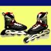 Speed Runner! Special Semi-Soft Boot Aluminium Inline Skates - 89R312A + 89R322A Controllable