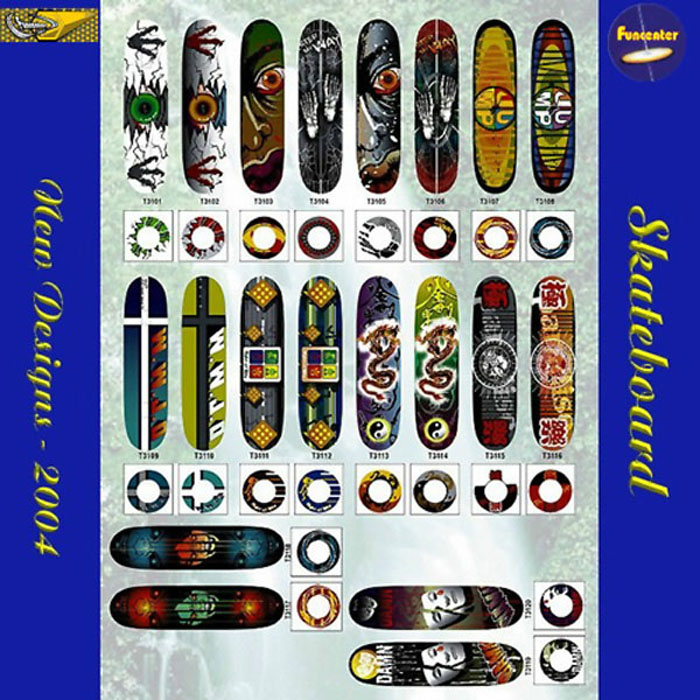 Newe Skateboard Designs 2004