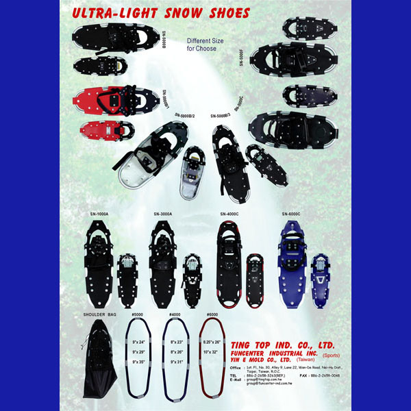 Ultra-Light 6063 T832 Aluminium Snow Hiking Shoes