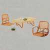 Rattan Tatami and Round Zataku