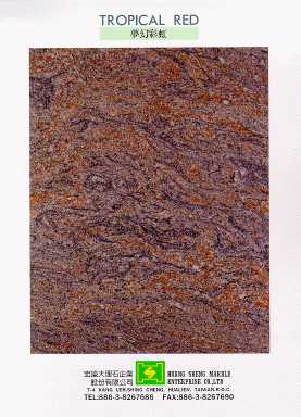 Tropical Red Marble