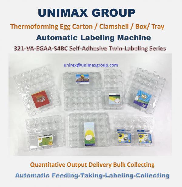 Thermoforming Egg Carton/Box/Clamshell Labeling Machinel