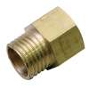 1/4 inch male-1/4 inch female thread Steel & Brass Nipple