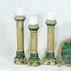 Clay Corinthian Candelabra